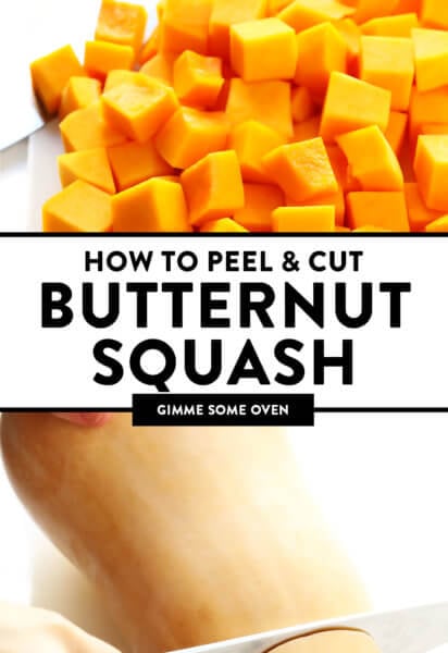 Come sbucciare e tagliare la zucca butternut