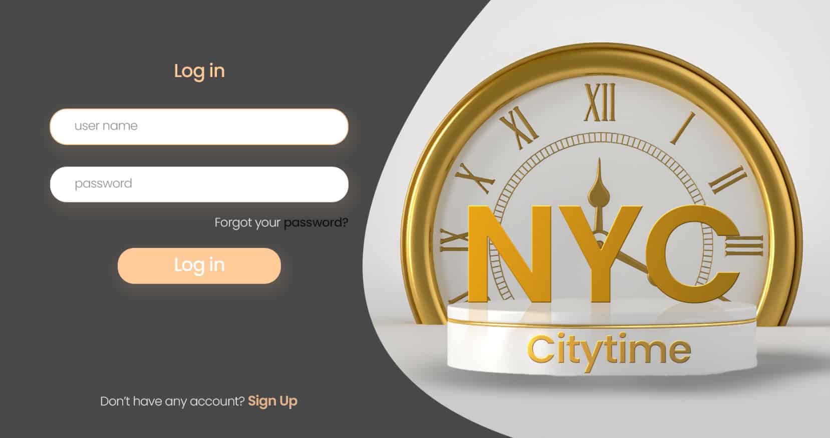 Pagina di accesso a New York CityTime, reimpostazione della password aggiornata al 2023